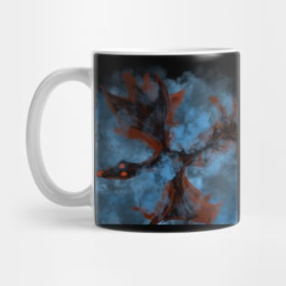 Dragon fly trough clouds Mug